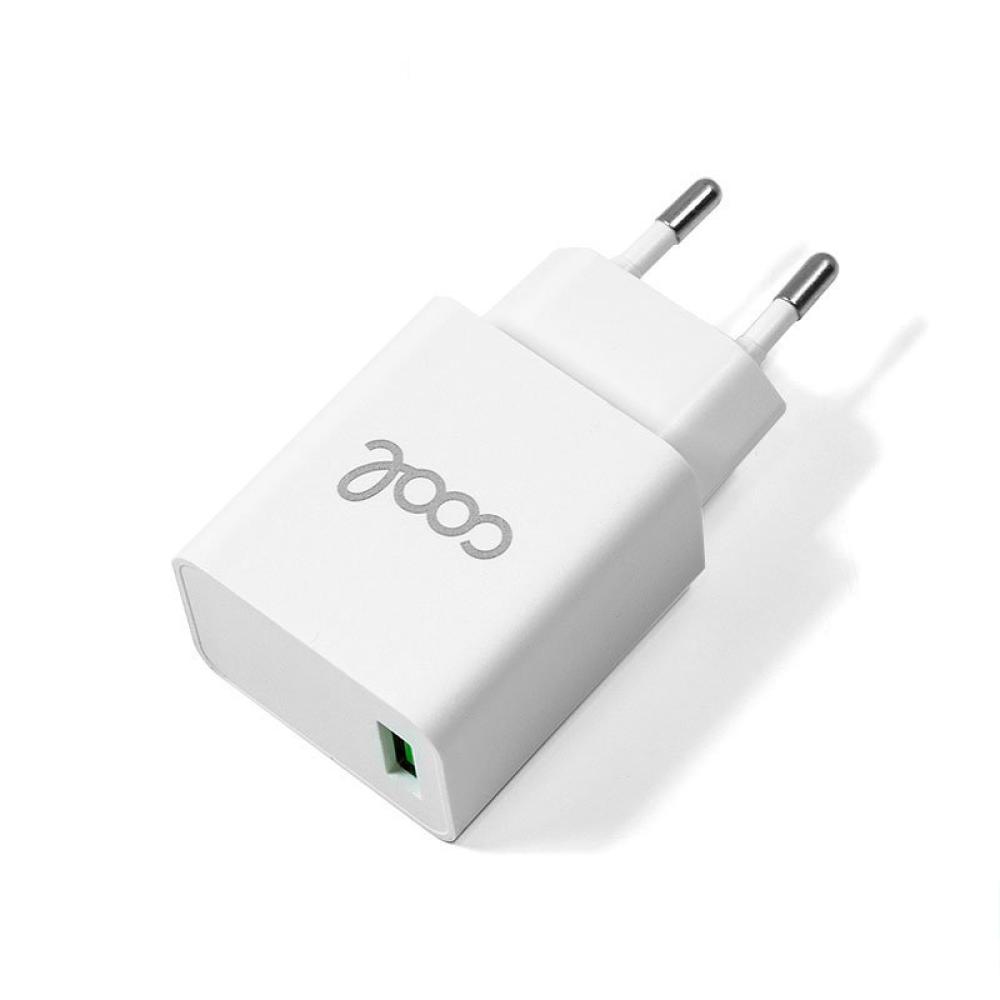 Cargador Red Universal Fast Adap. Charger 1 X USB COOL 3 Amp (18W) Blanco