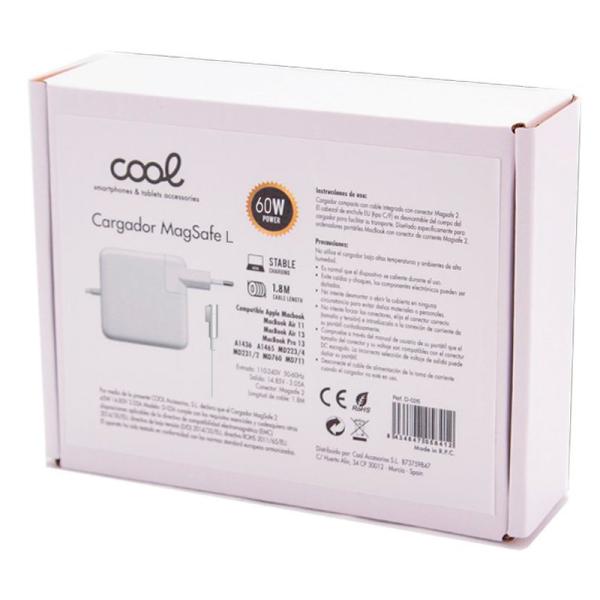 Cargador Universal Red COOL Para Apple MagSafe L (60w)