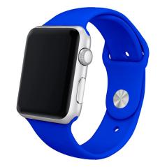 Correa COOL para Apple Watch Series 1 / 2 / 3 / 4 / 5 / 6 / 7 / SE (38 / 40 / 41 mm) Goma Azul