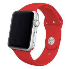 Correa COOL para Apple Watch Series 1 / 2 / 3 / 4 / 5 / 6 / 7 / SE (38 / 40 / 41 mm) Goma Rojo