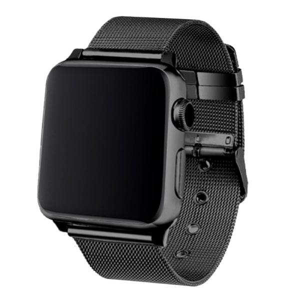 Correa COOL para Apple Watch Series 1 / 2 / 3 / 4 / 5 / 6 / 7 / SE (42 / 44 / 45 mm) Metal Negro