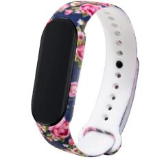 Correa COOL para Xiaomi Mi Band 5 / 6 / 7 / Amazfit Band 5 Estampado Flores