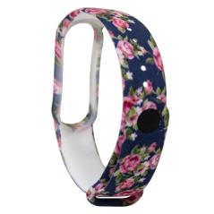 Correa COOL para Xiaomi Mi Band 5 / 6 / 7 / Amazfit Band 5 Estampado Flores