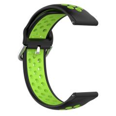 Correa Universal 20mm Amazfit Bip / GTS / Bip Lite / Huawei / Samsung / COOL Oslo Goma Negro-Verde