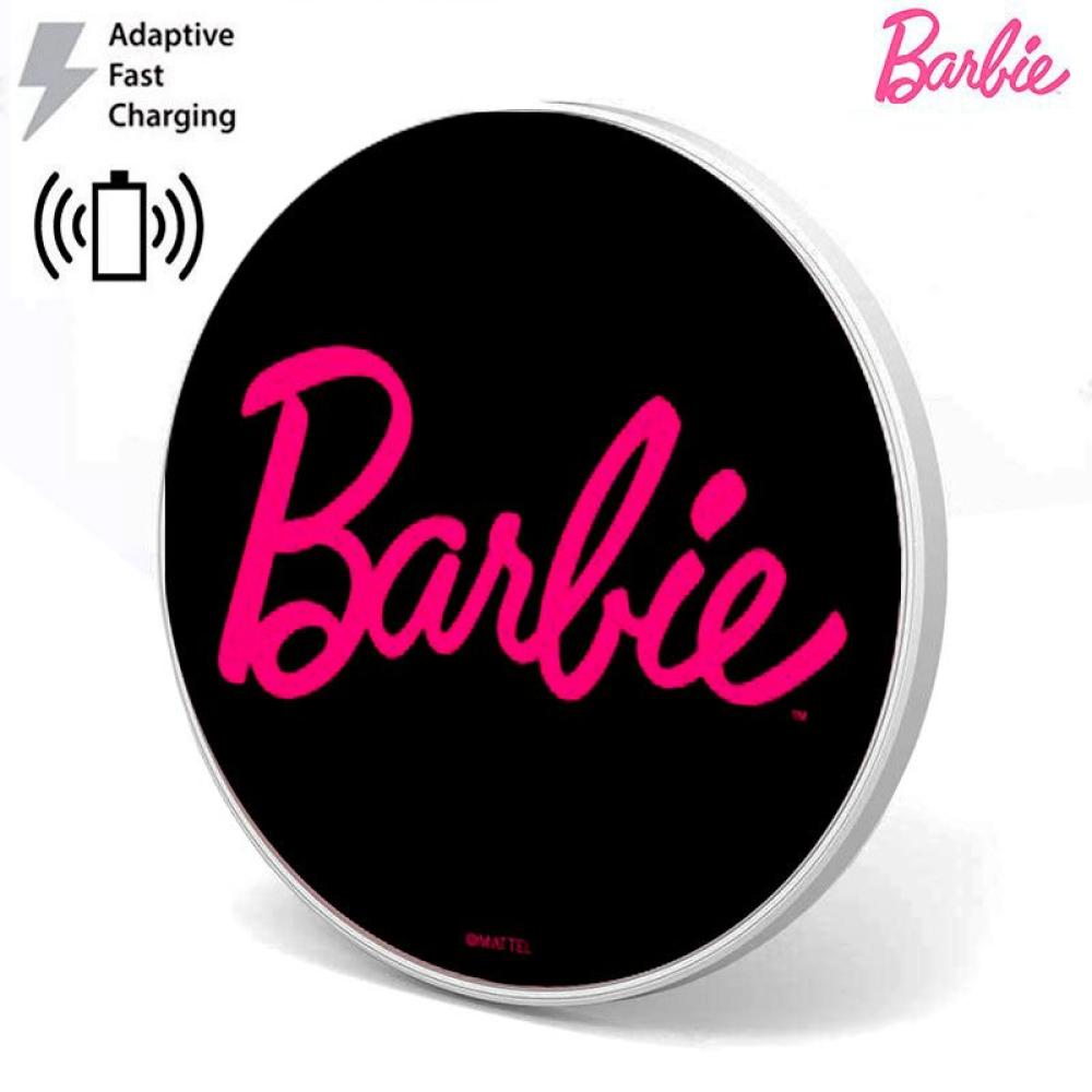 Dock Base Cargador Smartphones Qi Inalámbrico Universal Licencia Barbie (Carga Rápida)