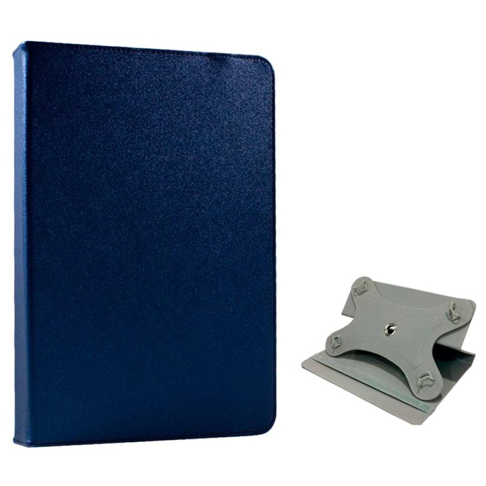 Funda COOL Ebook / Tablet 7 pulg Polipiel Azul Giratoria