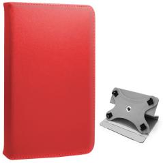 Funda COOL Ebook / Tablet 9.7 - 10.3 pulg Liso Rojo Giratoria (Panorámica)