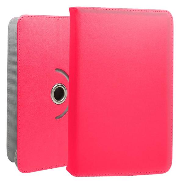 Funda COOL Ebook / Tablet 9.7 - 10.3 pulg Liso Rosa Giratoria (Panorámica)