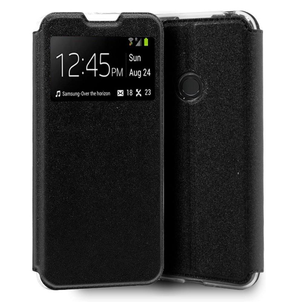 Funda COOL Flip Cover para Alcatel 3X (2019) Liso Negro