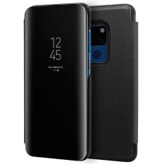 Funda COOL Flip Cover para Huawei Mate 20 Clear View Negro