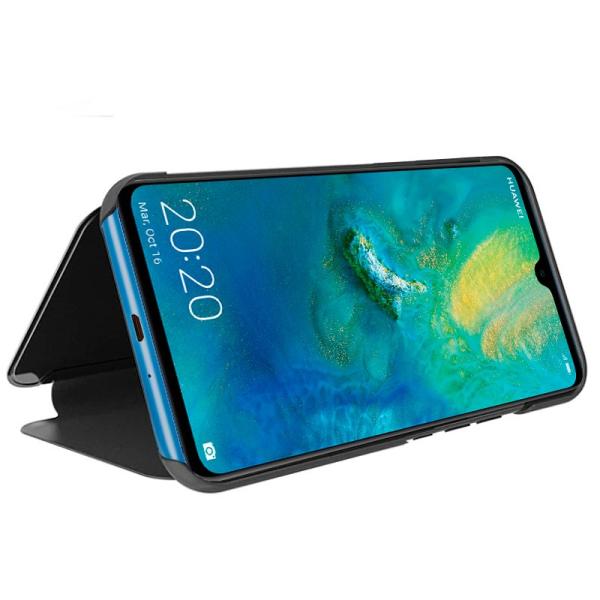 Funda COOL Flip Cover para Huawei Mate 20 Clear View Negro