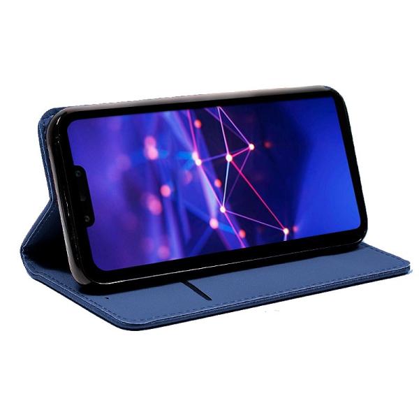 Funda COOL Flip Cover para Huawei Mate 20 Lite Liso Azul
