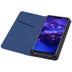 Funda COOL Flip Cover para Huawei Mate 20 Lite Liso Azul