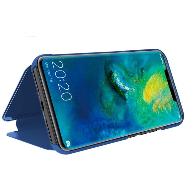 Funda COOL Flip Cover para Huawei Mate 20 Pro Clear View Azul