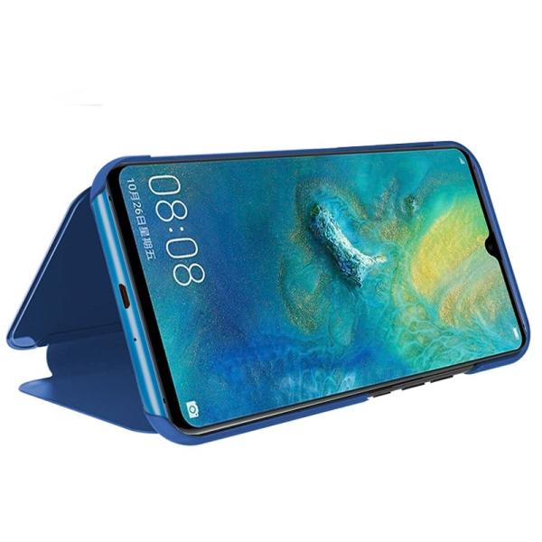 Funda COOL Flip Cover para Huawei Mate 20 X Clear View Azul