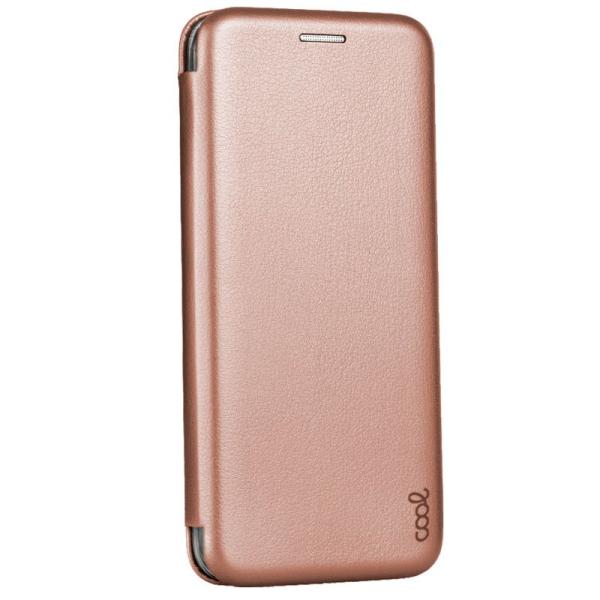 Funda COOL Flip Cover para Huawei P Smart 2021 Elegance Rose Gold