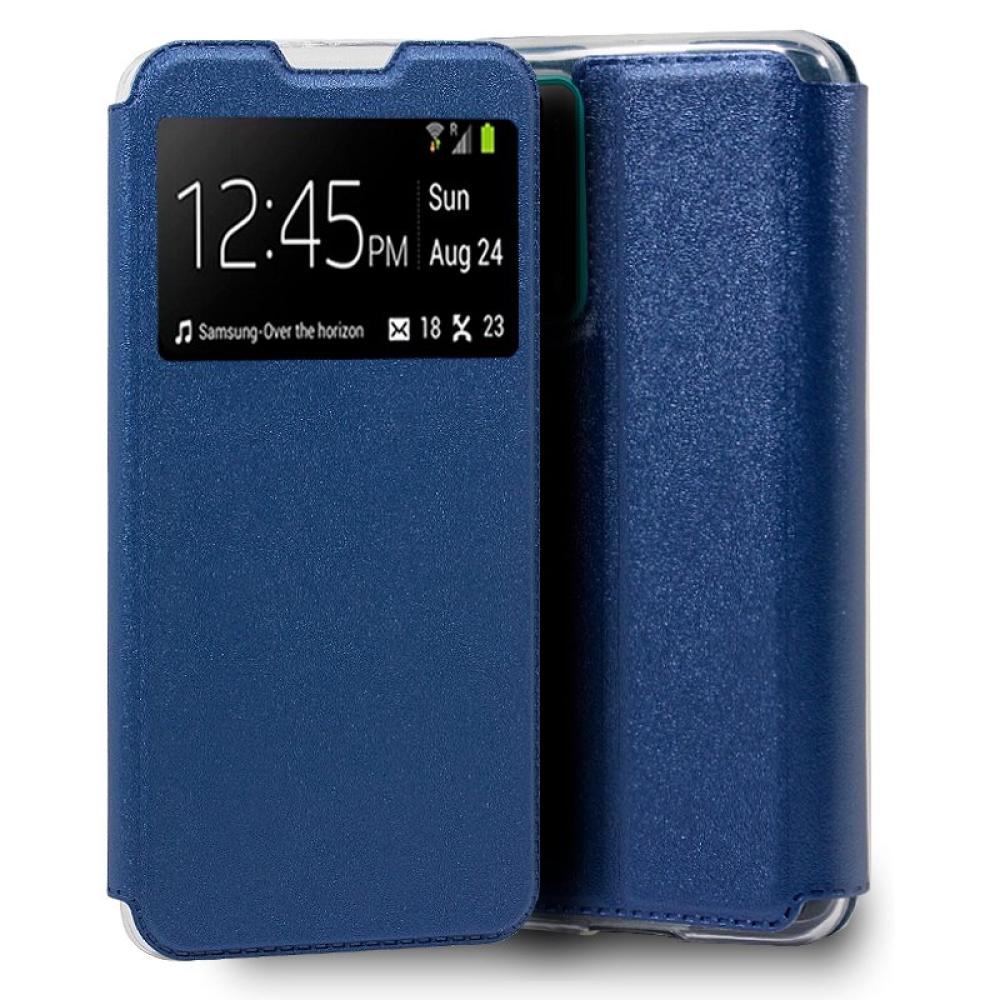 Funda COOL Flip Cover para Huawei P Smart 2021 Liso Azul