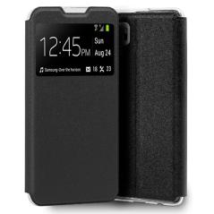 Funda COOL Flip Cover para Huawei P40 Lite 5G Liso Negro