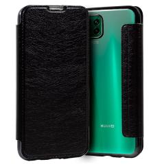 Funda COOL Flip Cover para Huawei P40 Lite Leather Negro