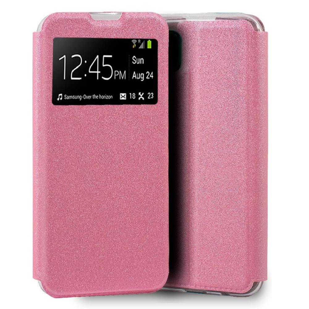 Funda COOL Flip Cover para Huawei P40 Lite Liso Rosa