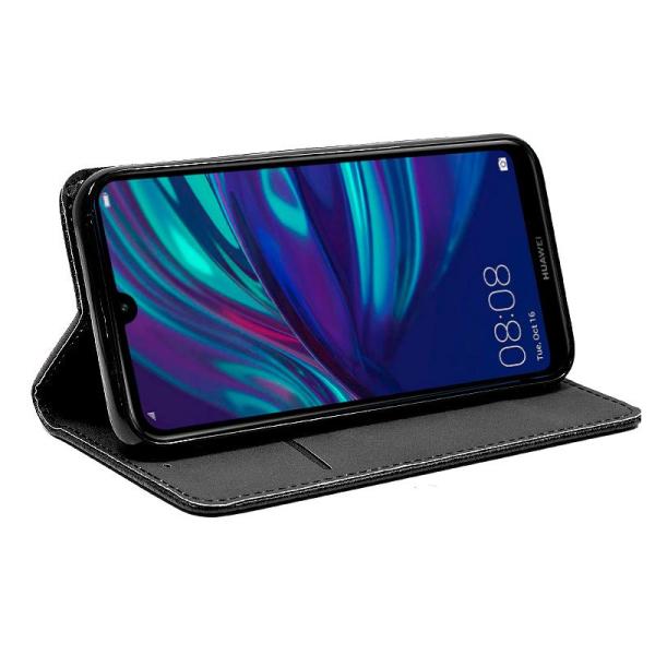 Funda COOL Flip Cover para Huawei Y7 (2019) Liso Negro