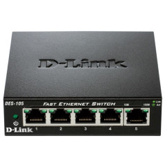 Switch D-Link DES-105 5 Puertos/ RJ-45 10/100 - Imagen 1