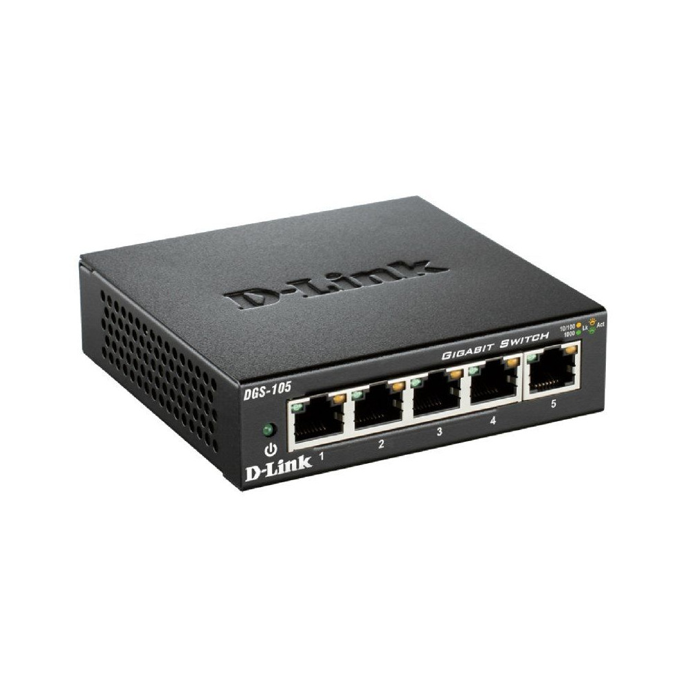 Switch D-Link DGS-105 5 Puertos/ RJ-45 10/100/1000 - Imagen 1