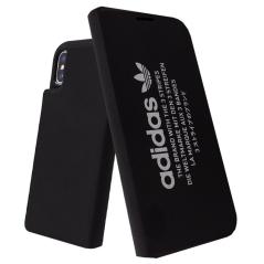 Funda COOL Flip Cover para iPhone X / iPhone XS Licencia Adidas 2 en 1 Negra