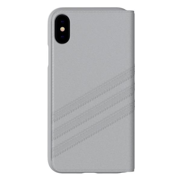 Funda COOL Flip Cover para iPhone X / iPhone XS Licencia Adidas Gris