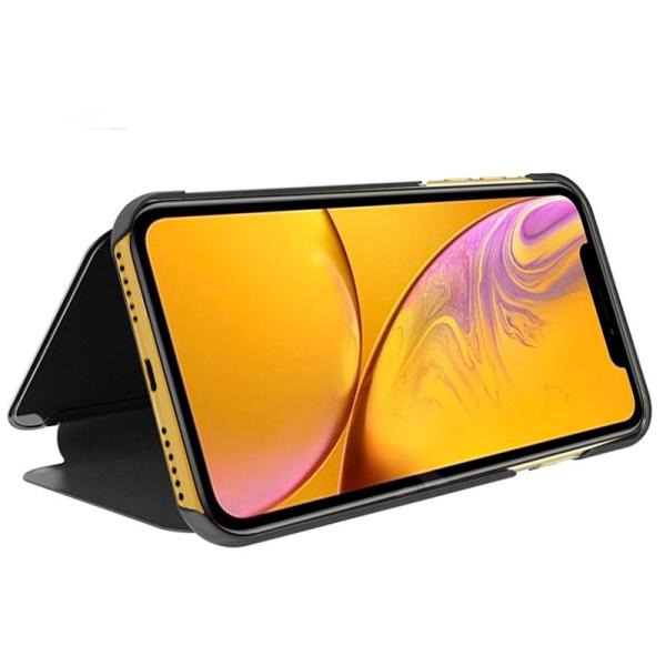 Funda COOL Flip Cover para iPhone XR Clear View Negro