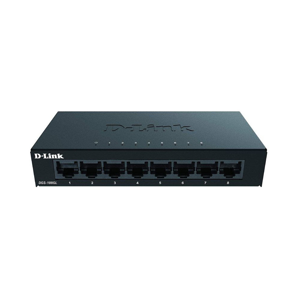 Switch D-Link DGS-108GL 8 Puertos/ RJ-45 10/100/1000 - Imagen 1