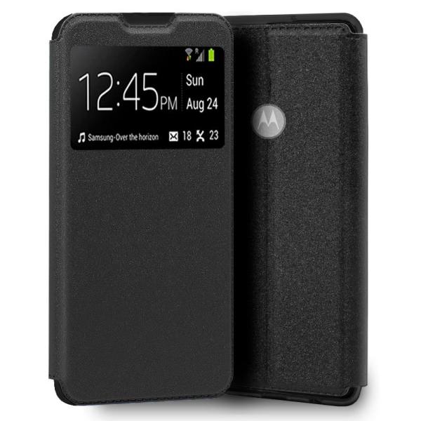 Funda COOL Flip Cover para Motorola Moto E20 / E40 Liso Negro