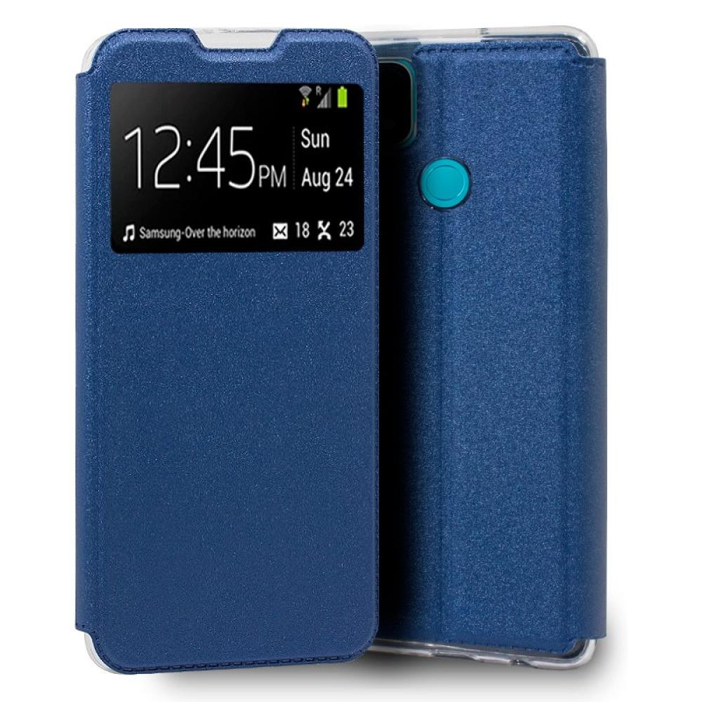 Funda COOL Flip Cover para Oppo A15 / A15s Liso Azul