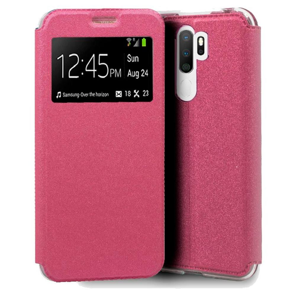 Funda COOL Flip Cover para Oppo A5 (2020) / A9 (2020) Liso Rosa