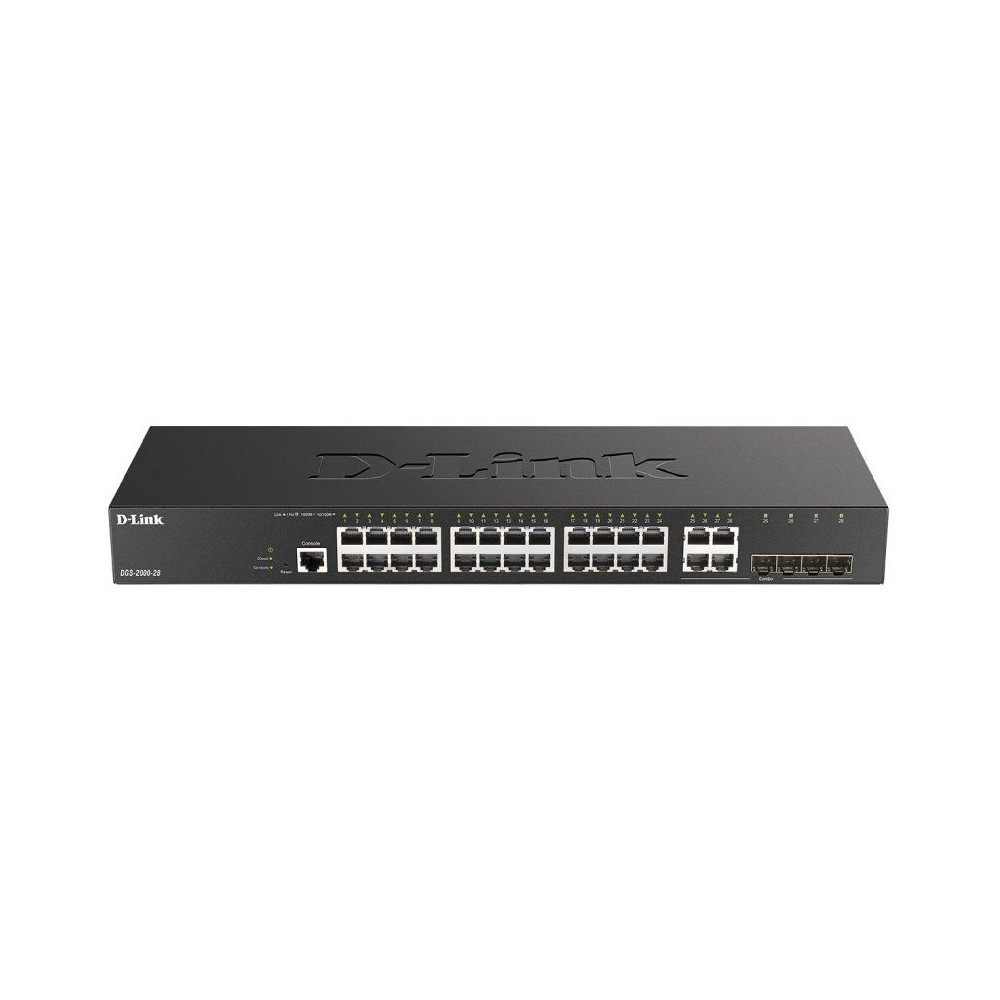 Switch Gestionable D-Link DGS-2000-28 24 Puertos/ RJ-45 10/100/1000/ SFP - Imagen 1