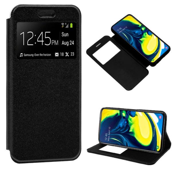 Funda COOL Flip Cover para Samsung A805 Galaxy A80 Liso Negro