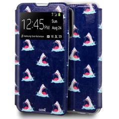 Funda COOL Flip Cover para Samsung G988 Galaxy S20 Ultra 5G Dibujos Tiburón