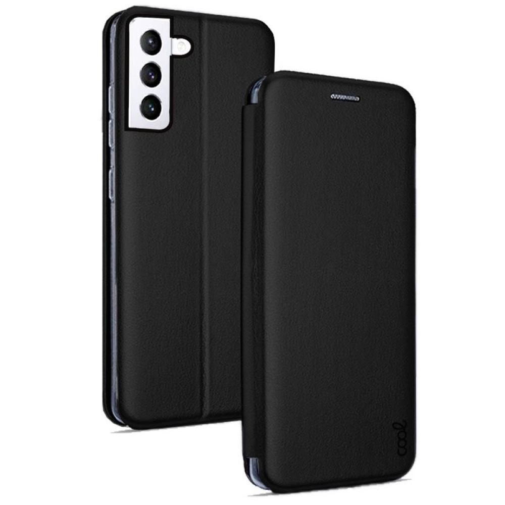 Funda COOL Flip Cover para Samsung G996 Galaxy S21 Plus Elegance Negro