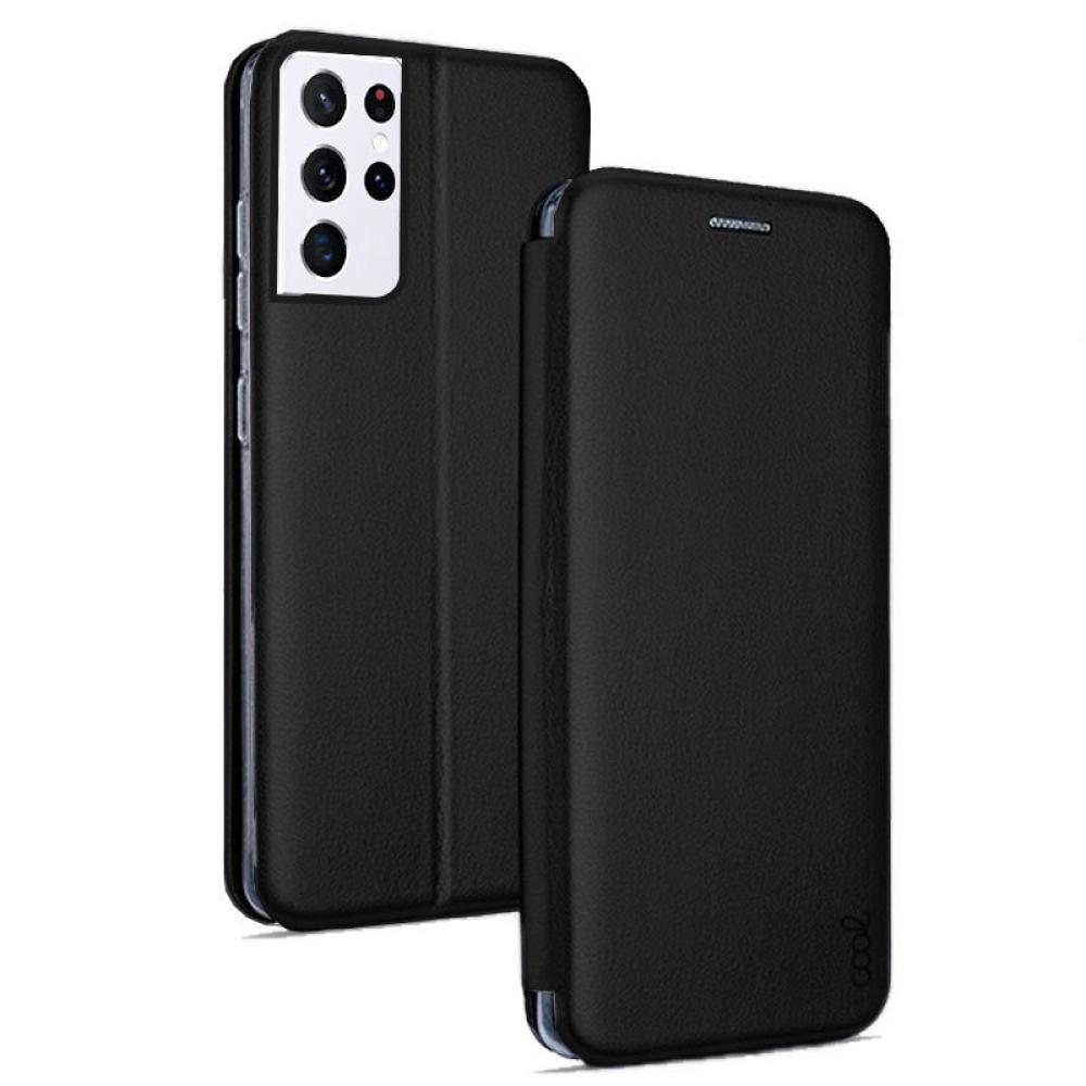 Funda COOL Flip Cover para Samsung G998 Galaxy S21 Ultra Elegance Negro