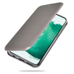 Funda COOL Flip Cover para Samsung S906 Galaxy S22 Plus Elegance Plata