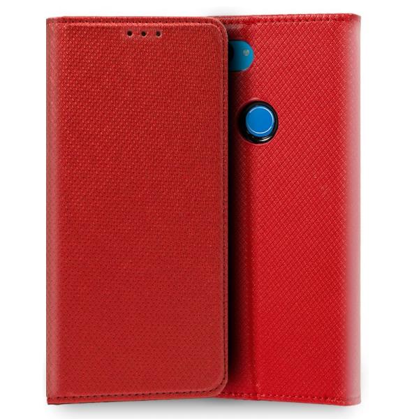 Funda COOL Flip Cover para Xiaomi Mi 8 Lite Liso Rojo