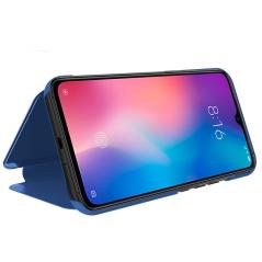 Funda COOL Flip Cover para Xiaomi Mi 9 Clear View Azul