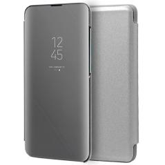 Funda COOL Flip Cover para Xiaomi Mi 9 SE Clear View Plata