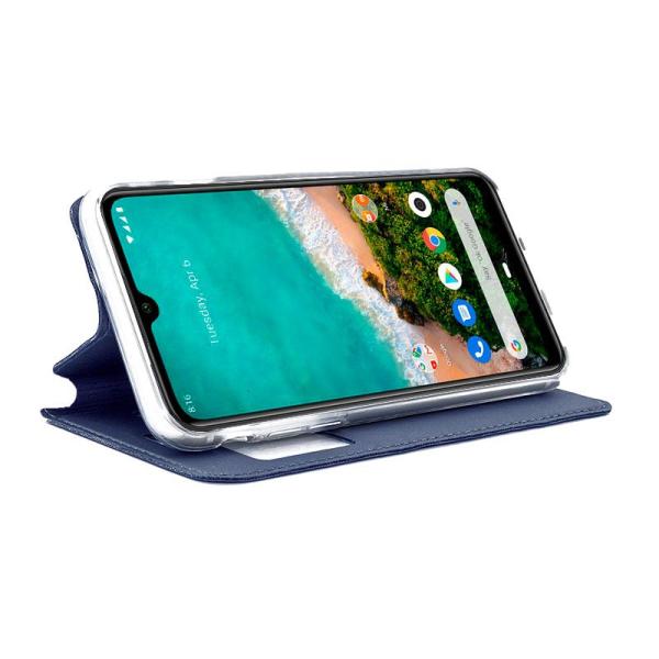 Funda COOL Flip Cover para Xiaomi Mi A3 Liso Azul