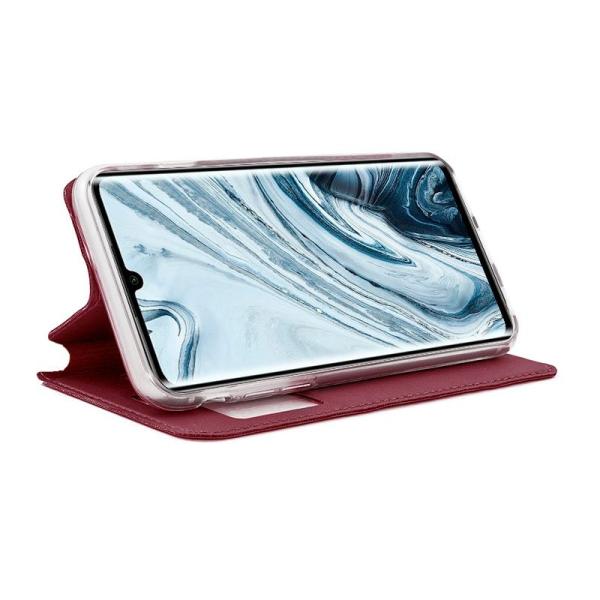 Funda COOL Flip Cover para Xiaomi Mi Note 10 / Mi Note 10 Pro Liso Rojo