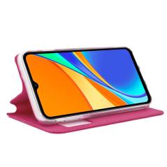 Funda COOL Flip Cover para Xiaomi Redmi 9C / 10A Liso Rosa