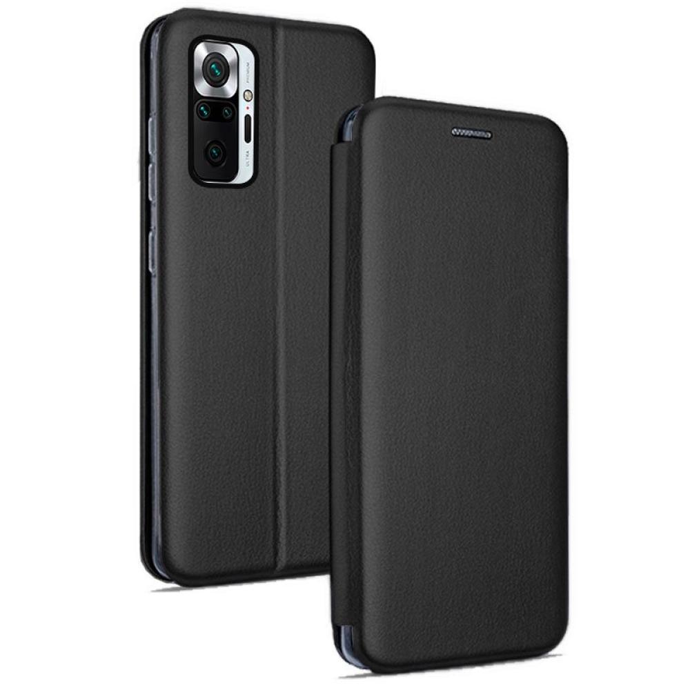 Funda COOL Flip Cover para Xiaomi Redmi Note 10 / Note 10s / Poco M5s Elegance Negro