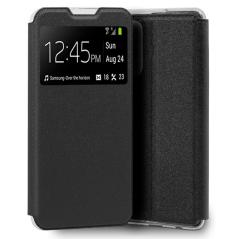 Funda COOL Flip Cover para Xiaomi Redmi Note 10 / Note 10S / Poco M5s Liso Negro