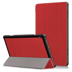 Funda COOL para Lenovo Tab M10 (TB-X505F / TB-X605F) Polipiel Liso Rojo 10.1 pulg