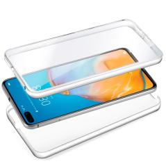 Funda COOL Silicona 3D para Huawei P40 Pro (Transparente Frontal + Trasera)